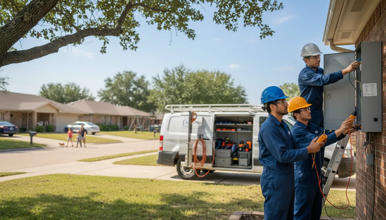 Certified electrician providing emergency electrical services in Pea Ridge, AR